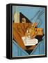 The Musician's Table, 1914 (Collage)-Juan Gris-Framed Stretched Canvas