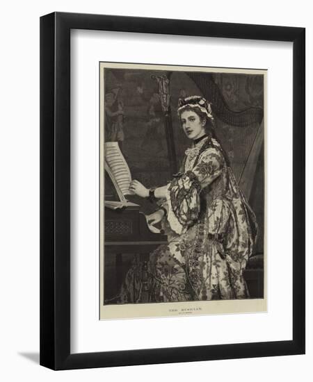 The Musician-Charles Edward Perugini-Framed Giclee Print