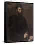 The Musician-Giovanni-battista Moroni-Framed Stretched Canvas