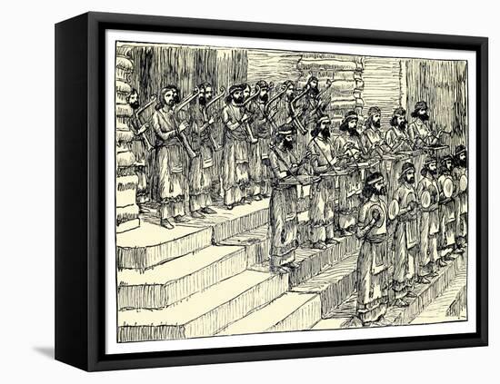 The Musicians by J James Tissot - Bible-James Jacques Joseph Tissot-Framed Stretched Canvas