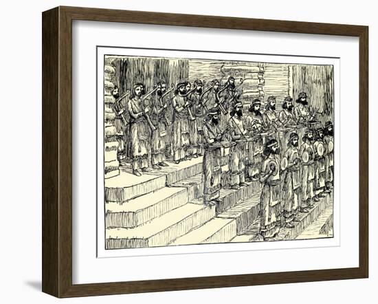 The Musicians by J James Tissot - Bible-James Jacques Joseph Tissot-Framed Giclee Print