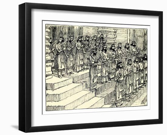 The Musicians by J James Tissot - Bible-James Jacques Joseph Tissot-Framed Giclee Print