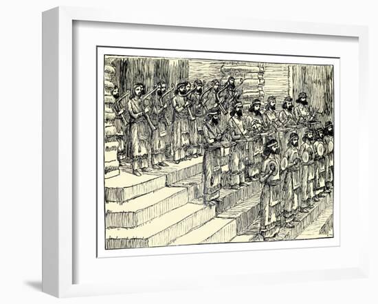 The Musicians by J James Tissot - Bible-James Jacques Joseph Tissot-Framed Giclee Print