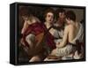 The Musicians, c.1595-Michelangelo Merisi da Caravaggio-Framed Stretched Canvas