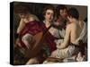 The Musicians, c.1595-Michelangelo Merisi da Caravaggio-Stretched Canvas