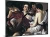 The Musicians, C1595-Caravaggio-Mounted Giclee Print