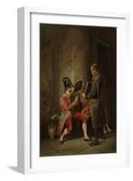The Musicians (Music in an Antechamber), 1866 (Oil on Panel)-Eduardo Zamacois y Zabala-Framed Giclee Print