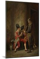 The Musicians (Music in an Antechamber), 1866 (Oil on Panel)-Eduardo Zamacois y Zabala-Mounted Giclee Print