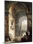 The Musicians-Hubert Robert-Mounted Giclee Print