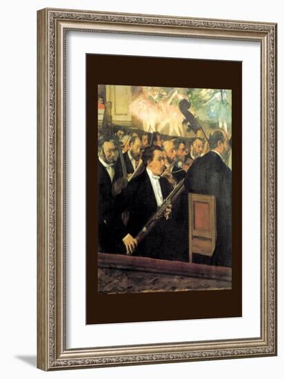 The Musicians-Edgar Degas-Framed Art Print