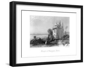 The Musjid at Chazipore, India-W Finden-Framed Giclee Print