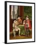 The Musketeer's Tale. 1897-Adolphe Alexandre Lesrel-Framed Giclee Print