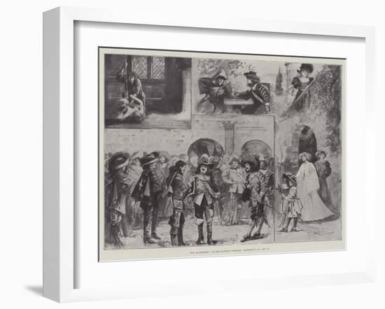 The Musketeers, at Her Majesty's Theatre, Tableaux I, II, and III-Henry Charles Seppings Wright-Framed Giclee Print
