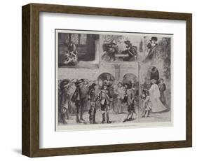 The Musketeers, at Her Majesty's Theatre, Tableaux I, II, and III-Henry Charles Seppings Wright-Framed Giclee Print