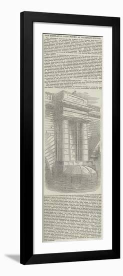 The Mutilated Body Found at Waterloo-Bridge-null-Framed Premium Giclee Print