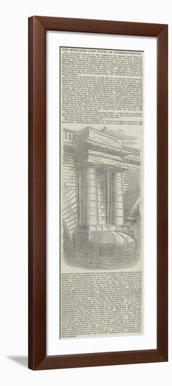 The Mutilated Body Found at Waterloo-Bridge-null-Framed Premium Giclee Print