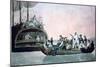 The Mutineers Turning Lieut Bligh...And Crew Adrift from His Majesty's Ship the Bounty, 1790-Robert Dodd-Mounted Giclee Print