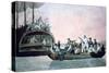 The Mutineers Turning Lieut Bligh...And Crew Adrift from His Majesty's Ship the Bounty, 1790-Robert Dodd-Stretched Canvas
