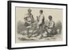 The Mutiny in India, Goorkahs of the 66th Regiment in their National Costume-William Carpenter-Framed Giclee Print