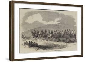 The Mutiny in India, Peshawur Land Transport Train-null-Framed Giclee Print