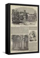 The Mutiny in India, the Fort at Agra-null-Framed Stretched Canvas