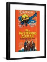 The Mysterious Airmen - Warning from the Sky-null-Framed Art Print