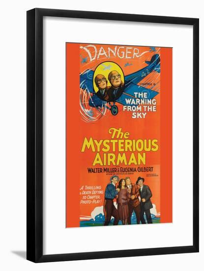 The Mysterious Airmen - Warning from the Sky-null-Framed Art Print