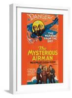 The Mysterious Airmen - Warning from the Sky-null-Framed Art Print