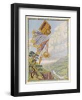 The Mysterious Box is Brought to Epimethus by Hermes-Patten Wilson-Framed Art Print