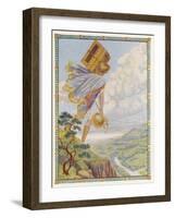 The Mysterious Box is Brought to Epimethus by Hermes-Patten Wilson-Framed Art Print