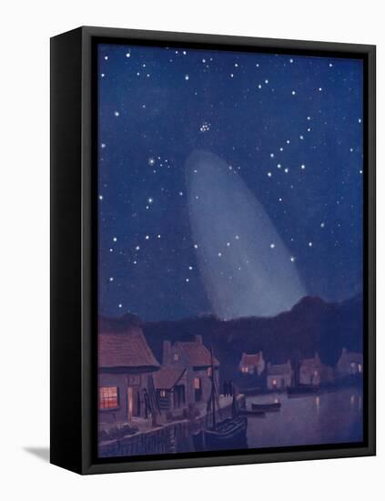 'The Mysterious Cone of the Light in the Sky', 1935-Unknown-Framed Stretched Canvas