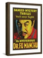 The Mysterious Dr. Fu Manchu-null-Framed Art Print