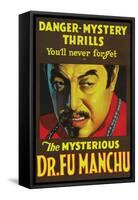 The Mysterious Dr. Fu Manchu-null-Framed Stretched Canvas