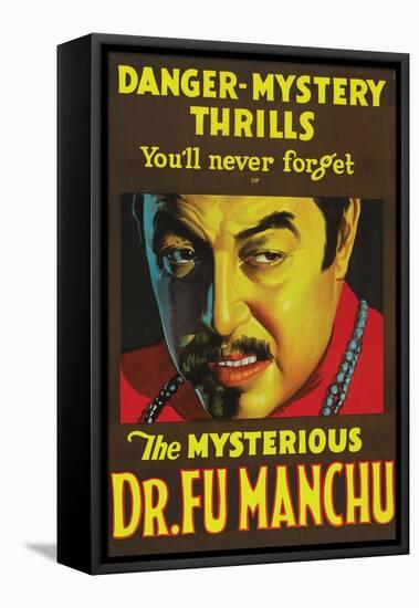 The Mysterious Dr. Fu Manchu-null-Framed Stretched Canvas