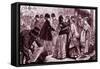 'The Mystery of Edwin Drood' by Charles Dickens-Samuel Luke Fildes-Framed Stretched Canvas