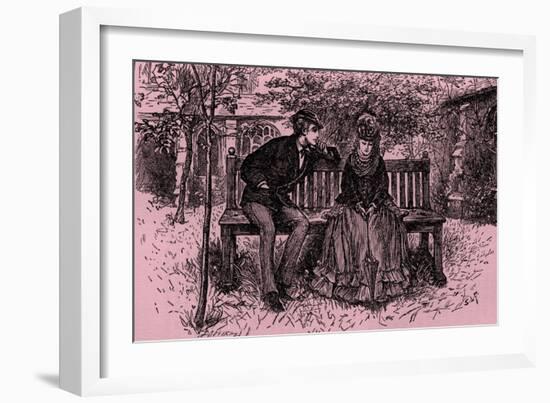 'The Mystery of Edwin Drood' by Charles Dickens-Samuel Luke Fildes-Framed Giclee Print