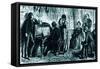 'The Mystery of Edwin Drood' by Charles Dickens-Samuel Luke Fildes-Framed Stretched Canvas