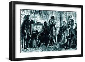 'The Mystery of Edwin Drood' by Charles Dickens-Samuel Luke Fildes-Framed Giclee Print