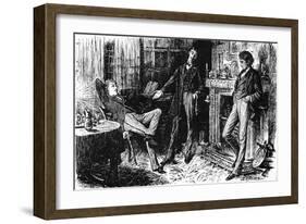 'The Mystery of Edwin-Samuel Luke Fildes-Framed Giclee Print
