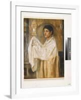 The Mystery of Faith, 1870-Simeon Solomon-Framed Giclee Print