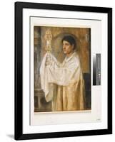 The Mystery of Faith, 1870-Simeon Solomon-Framed Giclee Print