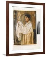 The Mystery of Faith, 1870-Simeon Solomon-Framed Giclee Print