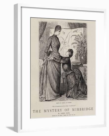 The Mystery of Mirbridge-George Du Maurier-Framed Giclee Print