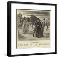 The Mystery of Mirbridge-George Du Maurier-Framed Giclee Print