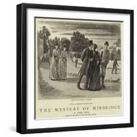 The Mystery of Mirbridge-George Du Maurier-Framed Giclee Print