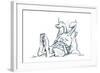 The Mystery of the Tortoise and the Hare - Child Life-null-Framed Giclee Print