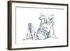 The Mystery of the Tortoise and the Hare - Child Life-null-Framed Giclee Print