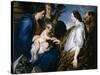 The Mystic Betrothal of Saint Catherine, 1618-1620-Sir Anthony Van Dyck-Stretched Canvas