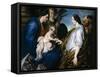 The Mystic Betrothal of Saint Catherine, 1618-1620-Sir Anthony Van Dyck-Framed Stretched Canvas