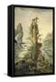 The Mystic Flower-Gustave Moreau-Framed Stretched Canvas